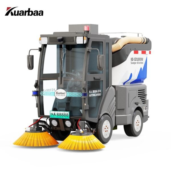KB-SD1890W Driverless Robot Sweeper, Industrial Intelligent Road Sweeper and Large Smart Sanitation Vehicle for Commercial Use
