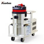 GV-1080 Industrial Wet & Dry Vacuum, High Power, Stainless Steel, Battery-Powered with Filter for Factory