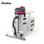 GV-1580P Industrial Wet & Dry Vacuum, High Power, Stainless Steel, Battery-Powered with Filter for Factory