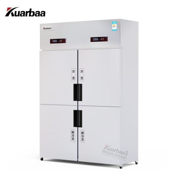 Four-Door Refrigerated Cabinet, -18°C Freezing, -5°C Instant Freeze, 860L Ultra-Low Temp Preservation Workbench
